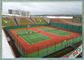 Cỏ tổng hợp sân tennis tiêu chuẩn ITF, Sân tennis Cỏ giả PP + NET Mặt sau nhà cung cấp