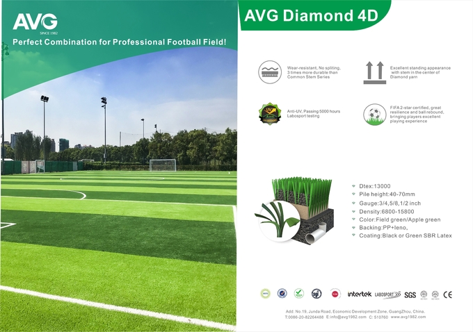 Nhà sản xuất cỏ nhựa sân cỏ tổng hợp 50mm được FIFA phê duyệt 0