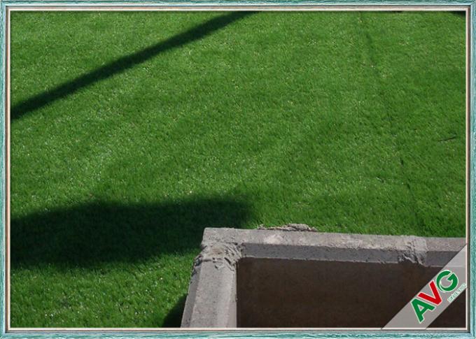 Sân vườn xanh hình chữ V Cỏ nhân tạo cho sân vườn / nhà ở Chiều cao 35 mm 0