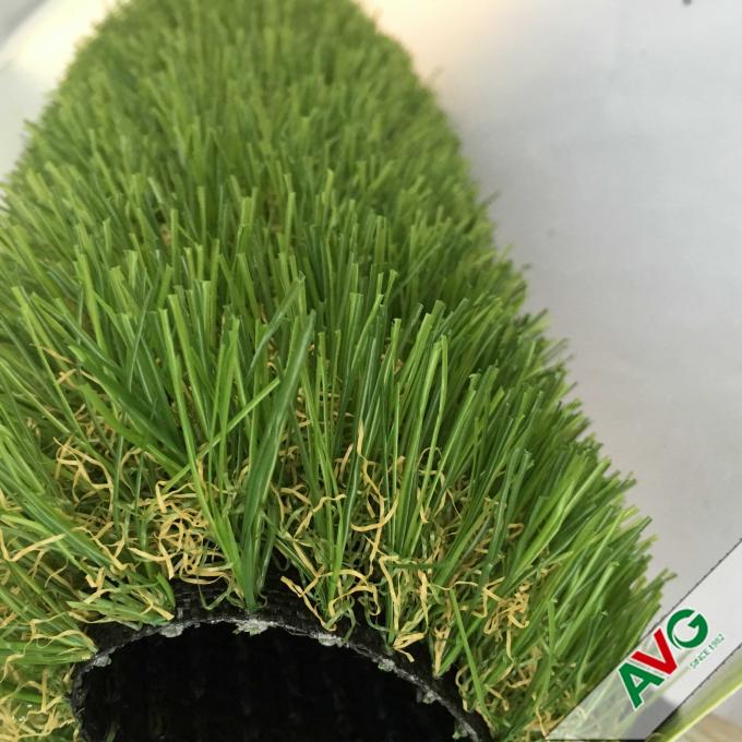 Máy đo 3/8 '' Vật liệu PE + PP Cỏ nhân tạo sân vườn phẳng cho triển lãm 0