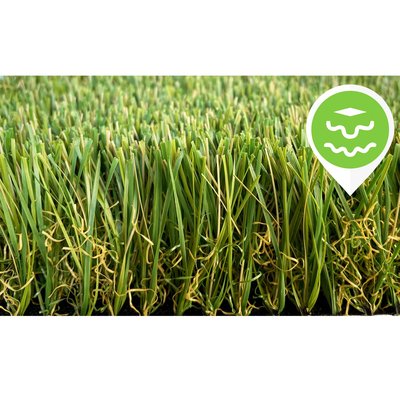 TRUNG QUỐC Cỏ nhân tạo 3/8 '' Thảm cỏ giả màu xanh lá cây sang trọng cho sân vườn nhà cung cấp