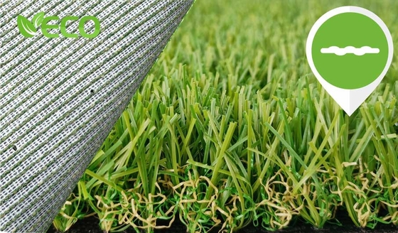 Cỏ nhựa nhân tạo 35mm Gazon Artificiel Cỏ tổng hợp ECO Sao lưu cho sân vườn nhà cung cấp